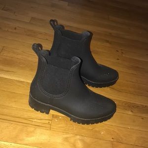 Black Rain Booties